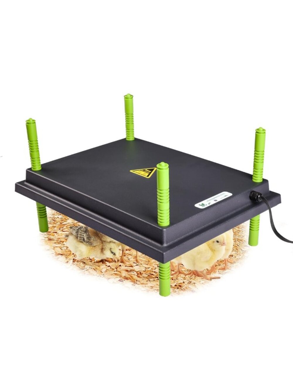 Chick Heating Plate 12x16” - Warm Up to 40 Chicks, Ideal for Brooding & Comfort